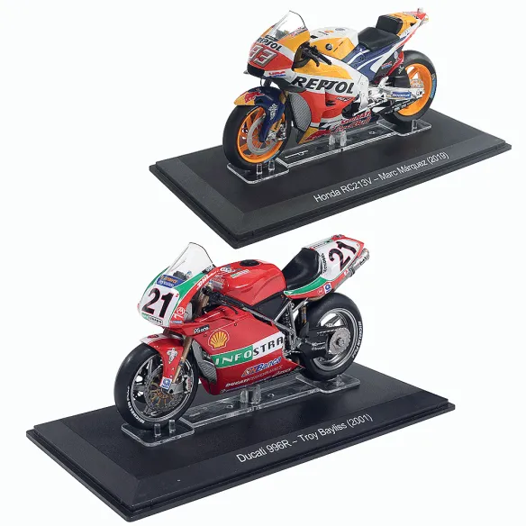 Racing Bikes Issues 17 & 18 - Honda RC213V – 2019 - Ducati 996R – 2001